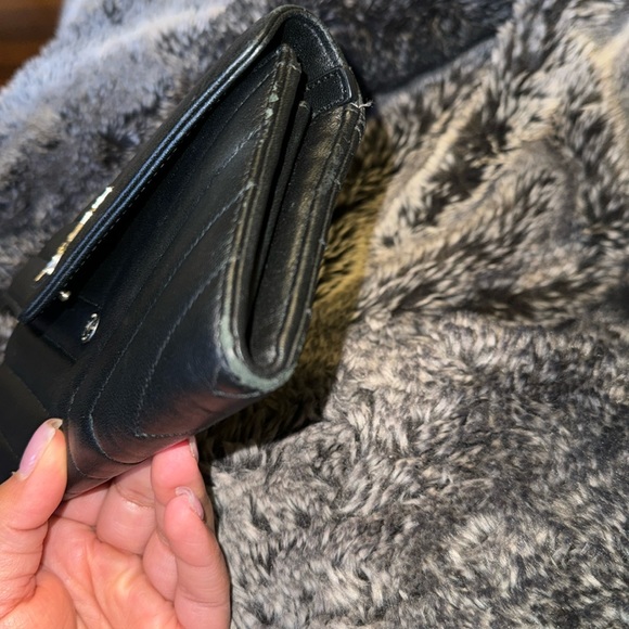 USED YSL quilted lambkin wallet - Picture 6 of 7